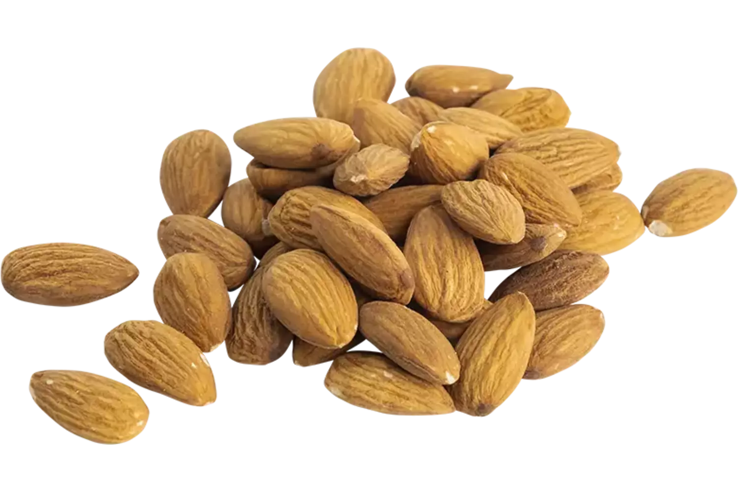 Amandelen bruin raw 1kg stuk 1